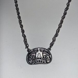 Sultan 1980 Sterling Silver Pewter Necklace